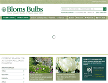 Tablet Screenshot of blomsbulbs.com